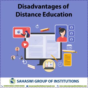 Disadvantages of Distance Education