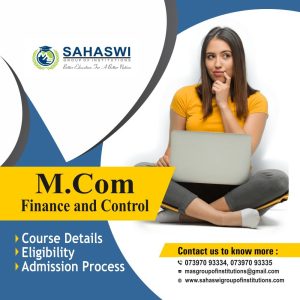 M.Com Finance and Control Course