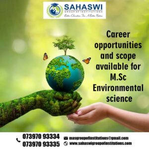 M.Sc Environmental Science Career