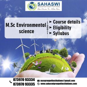 M.Sc Environmental Science degree