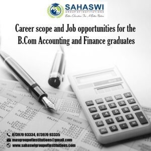 Career for B.Com Accounting and finance graduates