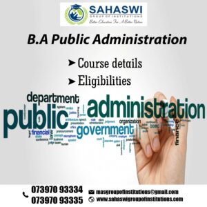 BA Public Administration course details