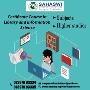Subjects in Certificate course in library and information science 