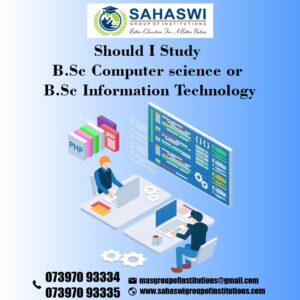 B.Sc Computer Science or B.Sc Information Technology 
