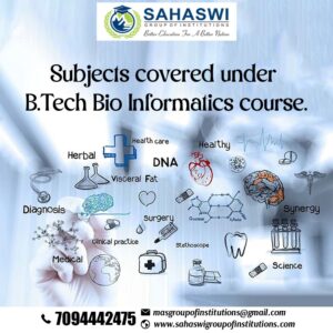 B.Tech BioInformatics Course Subjects ~ Listed below!