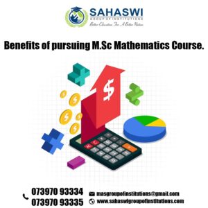 Benefits of M.Sc Mathematics Course.