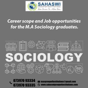 Career for M.A Sociology graduates.