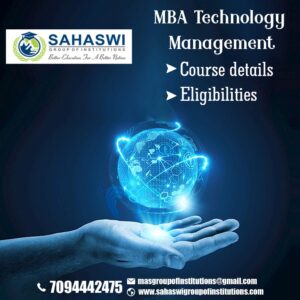 MBA Technology Management course eligibility.