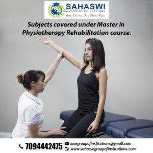 Subjects in Master in Physiotherapy Rehabilitation course.