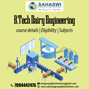 B.Tech Dairy Engineering course details
