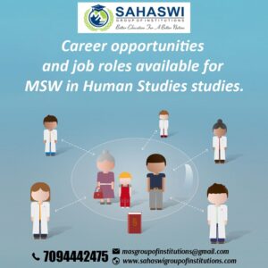 Career for MSW Human Studies Graduates.