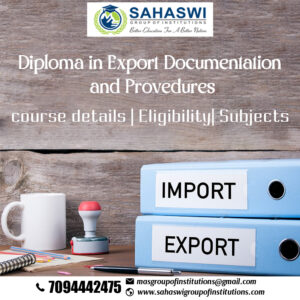 Diploma in Export Documentation and Procedures - Subjects.