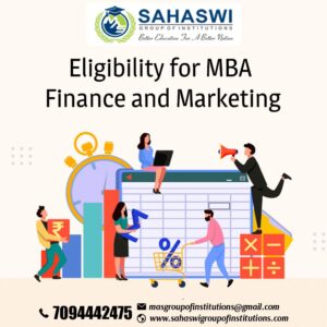 Eligibility for MBA in Finance and Marketing.