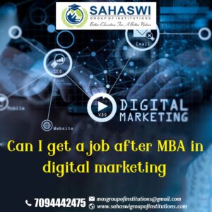 Can I Get a Job After MBA in Digital Marketing?