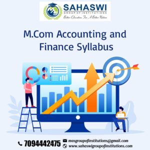 M.Com Accounting and Finance Syllabus