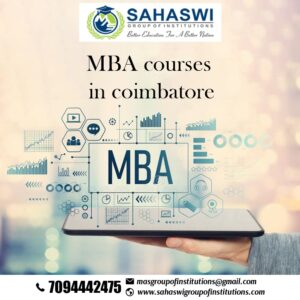  MBA Courses in Coimbatore - Make Your Decisions Now