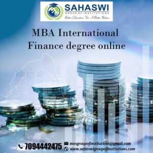 MBA International Finance Degree Online 