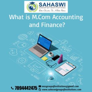 What is M.Com Accounting and Finance?