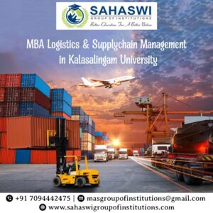 MBA Logistics and Supply Chain Management at Hindustan University