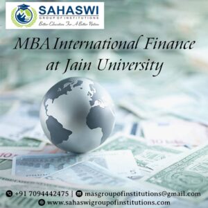 MBA International Finance at Jain University