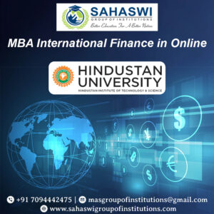 MBA International Finance at Hindustan