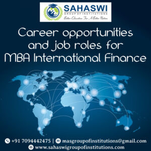 MBA International Finance - Career
