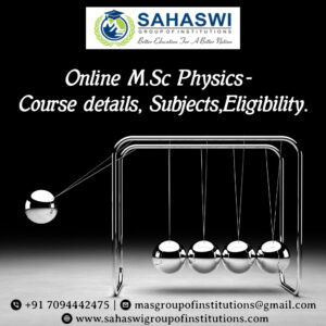 Online M.Sc Physics - Course 