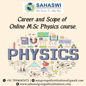 Career M.Sc Physics course
