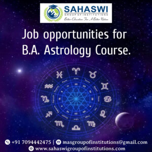 Job opportunities for BA Astrology