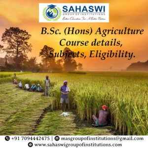 B.Sc Hons Agriculture Course