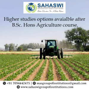 studies after B.Sc Hons Agriculture