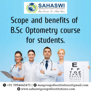 benefits of B.Sc Optometry 
