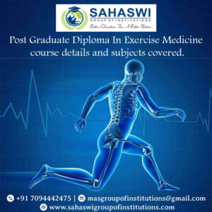 PG Diploma In Exercise Medicine course