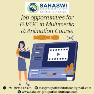 Career for B.VOC Multimedia and Animation