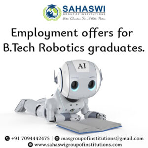 Employment for B.Tech Robotics